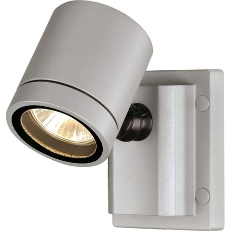 applique murale - ronde - gu10-50 w wall - gris argent (1/5)