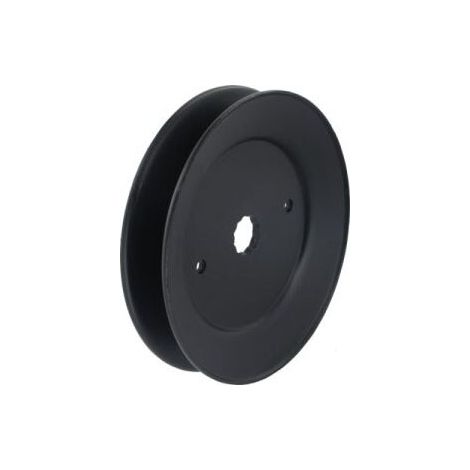 Polea simple de piñón adaptable MTD con agujero de 12 dientes para serie 600 - H: 25,4 mm, ø: exterior 146 mm. Reemplaza origen: