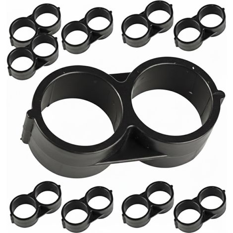 10 Stück Tropfbewässerungsdrossel 16mm schwarz