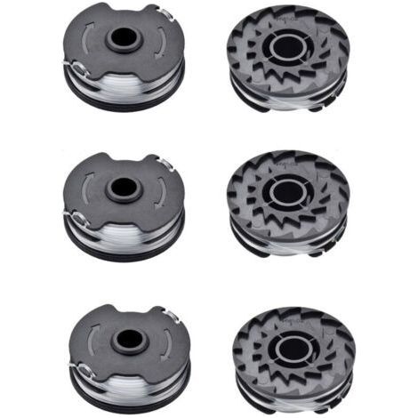 FENOPLASTICALot de 6 bobines de fil nylon 1,6mm x 6,5m – Compatible débroussailleuses Parkside PRTA 20-Li A1/B2/C3 – Haute durabilité (1/4)