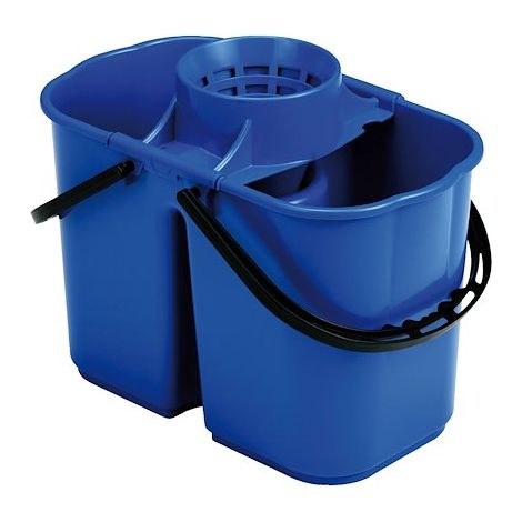 Seau de lavage compartimenté 8L – Essoreur intégré – Polypropylène haute qualité – Pour nettoyage petites surfaces – Filmop (1/5)