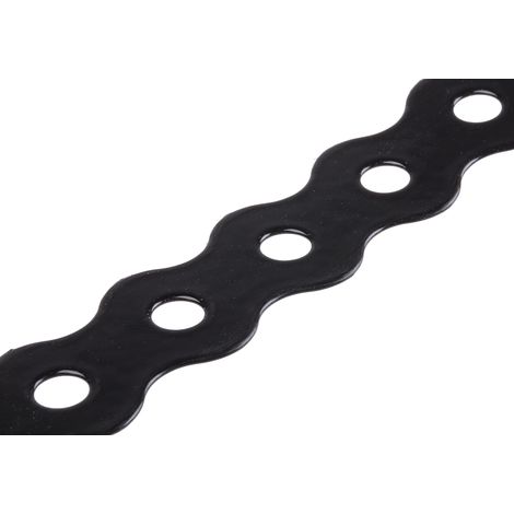Sangle de fixation pour câble, Acier galvanisé, Revêtement PVC, 10m x 26mm ( Prix pour Bobine de 10 Mètres )