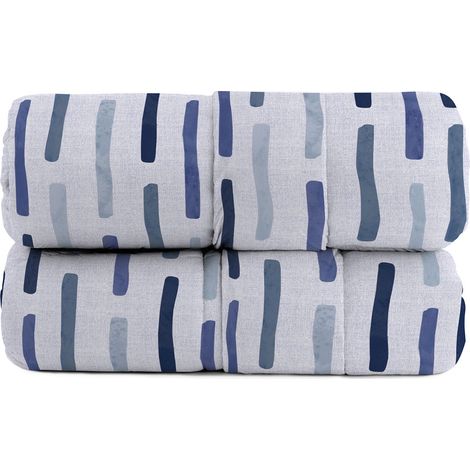 Trapunta Invernale Karma Matrimoniale 260x260 cm in Poliestere Fun Blu (1/3)