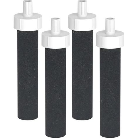 Lot de 4 filtres à eau Brita de rechange – Compatibles avec les filtres à eau Brita BB06 rigides, en acier inoxydable et pour le sport (1/4)