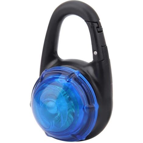 Pendentif Lumineux LED pour Chien avec Clip d'avertissement LED Clignotant sécurité remorque pour Chien Camping randonnée Promenade(Bleu)-Fei Yu