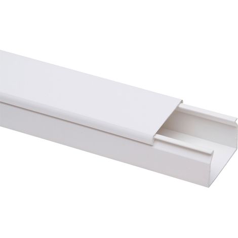 Kopp Kabelkanal 2 m, 40 x 25 mm, weiss Installationskanal Leitungsführungskanal