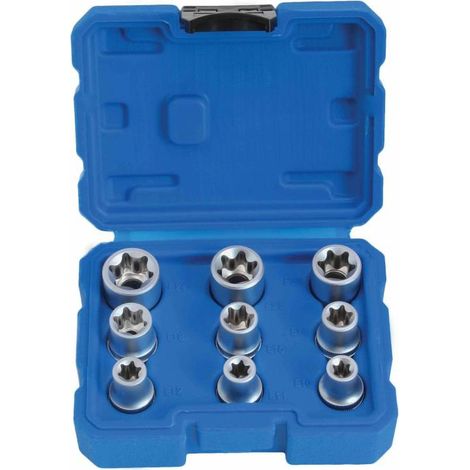 Satra S-SE912 - Juego de llaves de vaso Torx (1/2)