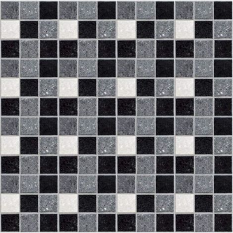 Papier peint mosaïque, papier peint imitation carrelage, stickers muraux pour salle de bain, cuisine et toilettes, autocollant, imperméable et résistant à l'huile, PVC, 10 x 10 cm, 19 pièces