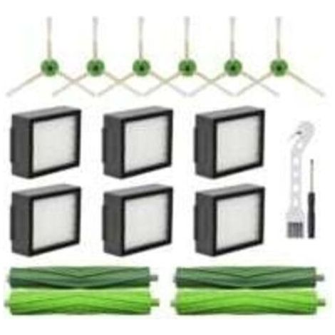 Pièces détachées pour l'aspirateur robot iRobot Roomba I3 I4 I6 I7 I8 E5 E6 E7 : brosse latérale principale, filtre HEPA (1/4)