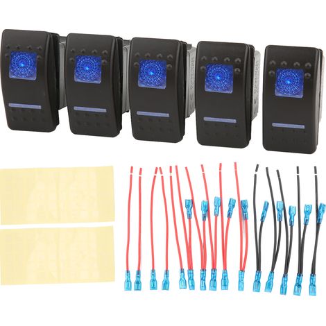 Bloc de distribution électrique audio auto 1 entrée 4 sorties répartiteur de masse porte-fusible 60A (1/5)