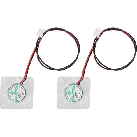 2 Stück 3D-Drucker-Lüfter für V6 Hotend, transparent, Industriezubehör 301012V