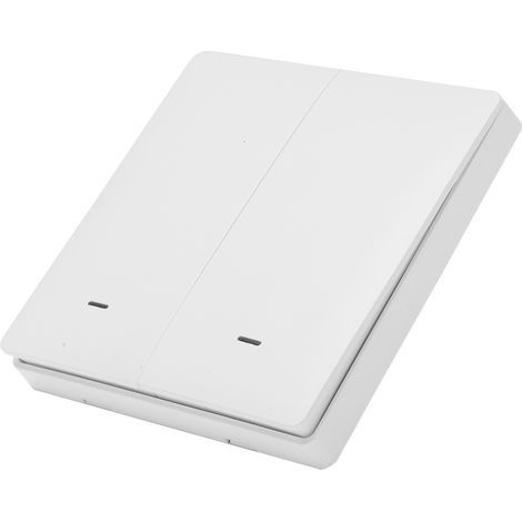 Interrupteur Connecté ZigBee Double Circuit pour Éclairage Intelligent Résistant au Feu (1/5)