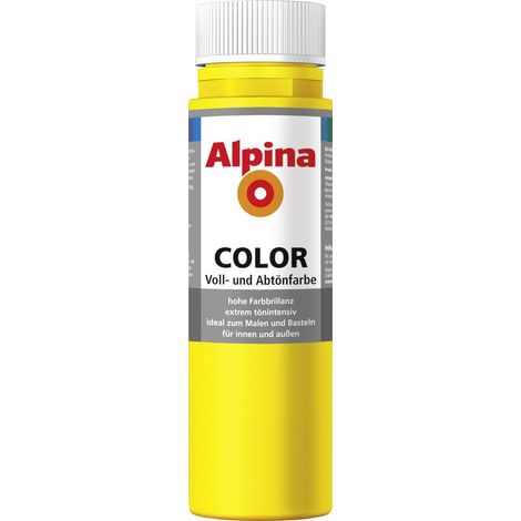 Alpina Color Abtönfarbe sunny yellow 250 ml Abtönfarbe (1/3)