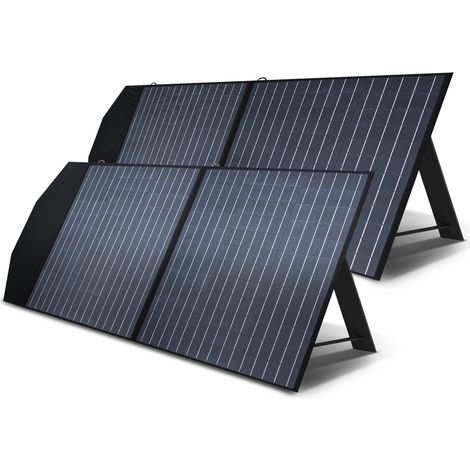 Portable Solar Panel Charger 2Pcs 100W for Solar Generator/Power Station Laptops, Camping Outdoor Foldable Allpowers (1/5)