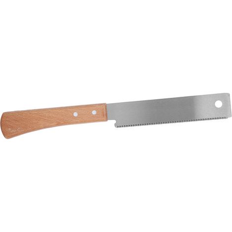 Petite scie à main avec manche en bois, outil de coupe à ras précis pour le travail du bois domestique, 30 cm (12 pouces). (1/5)
