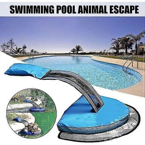 JETTOP Lot de 2 rampes de sauvetage flottantes pour animaux de piscine, rampes de sauvetage flottantes pour grenouilles (1/5)