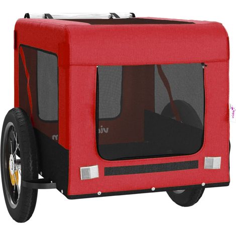 Rimorchio/carrello per animali domestici rosso 020044366