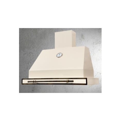 CAPPA A PARETE ACCIAIO VERNICIATO BEIGE DA 90 VINTAGE MADE IN ITALY (1/3)