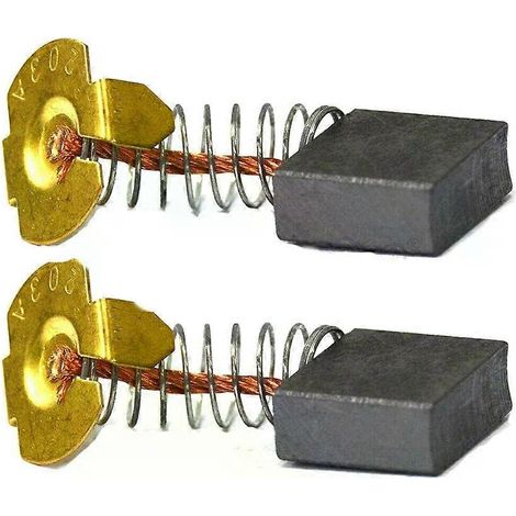 Balais de charbon pour moteur électrique (lot de 2) - Compatible avec marteaux de démolition, meuleuses d'angle et autres modèles CB204, CB203 et CB202 - JXLGV (1/4)