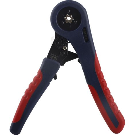 Pince à sertir automatique ergonomique avec système à cliquet pour sertissage de câbles (1/5)