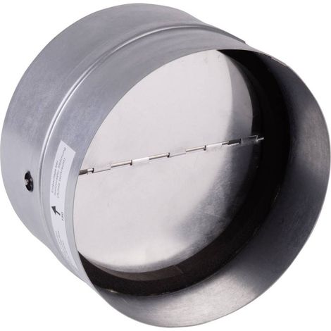 Wallair N35984 Valvola di non ritorno con guarnizione in gomma Adatto al diametro del tubo: 12.5 cm Zinco