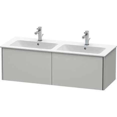 Meuble-lavabo XSQUARE 400x1280x478mm blanc super mat