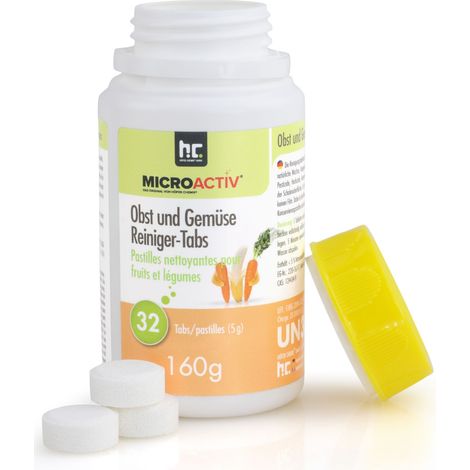 160 g Microactiv® Obst & Gemüse Reiniger Tabs (1/5)