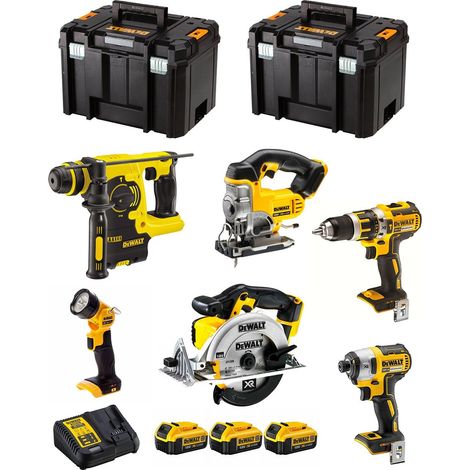 DeWALT Kit DCK699M3T (DCD795 + DCS391 + DCS331 + DCF887 + DCH253 + DCL040 + 3 x 4,0 Ah + DCB115 + 2 x TSTAK VI) (1/5)