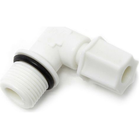 Tubo di collegamento Jaco 90° 6,5 mm (1/4") 9,51 mm filetto maschio osmosi 160001776