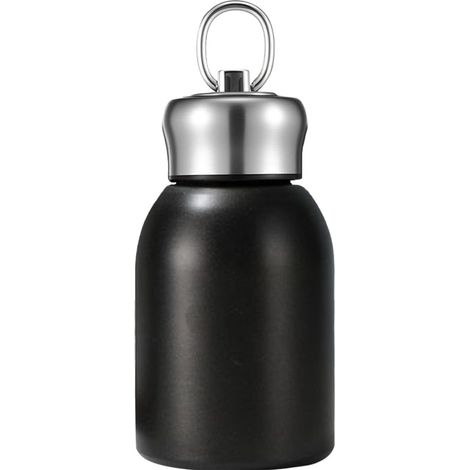 Mini Bouteille Isotherme en Acier Inoxydable 300ml, 12h Froid 8h Chaud, Anti-Fuite, Portable Compacte pour Enfant Adulte Sport Bureau (1/5)