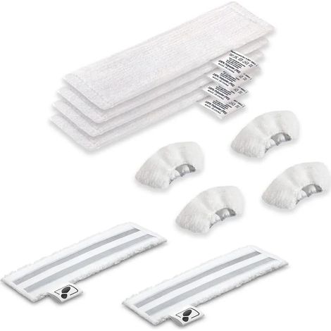 Accesorios, kit de paños de microfibra para limpiadoras a vapor Kärcher Easyfix SC1 SC2 SC3 SC4 SC5, boquilla para suelos, funda para paño de limpieza, piezas de repuesto (1/5)