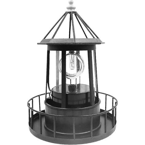 Baliza solar giratoria LED para exteriores, lámpara de jardín, adornos decorativos para jardín. (1/5)