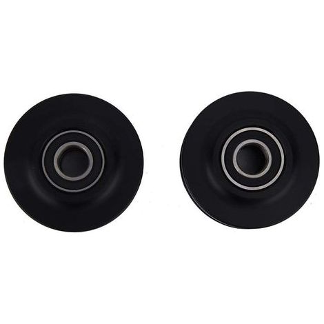 2pcs Portes de Grange Robustes Rail de Roue Porte coulissante matériel de Rouleau Porte Plastique + métal. (1/5)
