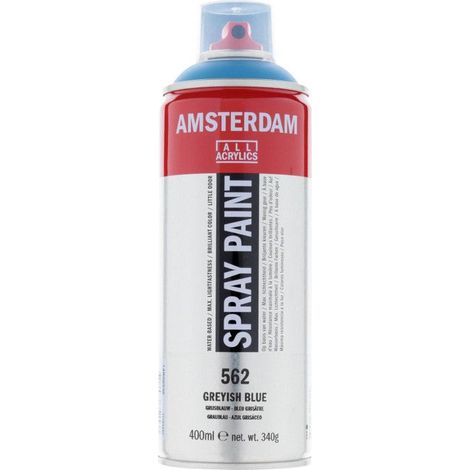 Bombe de peinture Amsterdam 400 ml bleu grisâtre (1/3)