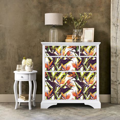 Sticker meuble tropical ronzho 40 x 60 cm (1/5)