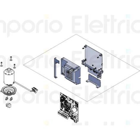 genius pièce détachée support carte blizzard/c734 6020660 (1/3)
