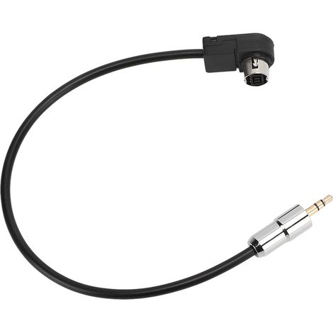 Câble Adaptateur Audio Radio CD Player 30cm pour Autoradio Alpine DVA-7996R, DVA-9860R, Entrée Auxiliaire (1/5)