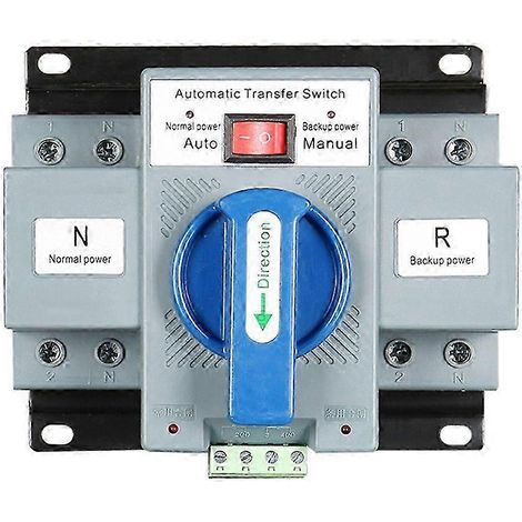 Commutateur de transfert automatique (ATS) double alimentation de type MCB 2P 63A 230V tension nominale : 230 V fréquence nominale : 50 Hz (1/5)