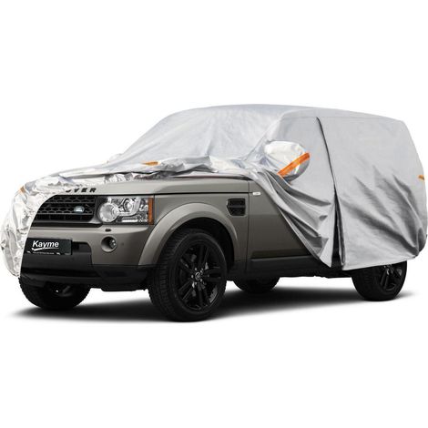 Autoplane Wasserdicht Atmungsaktiv für Land Rover Discovery III/IV/V (2004-2025) Silber (1/5)