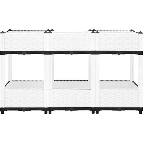 Maison Exclusive - Fioriera Rialzata 120x40x71 cm in Polipropilene (1/5)