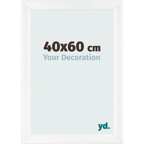 yd. - Cadre photo 40x60 - Blanc Mat - MDF - Pisa (1/5)