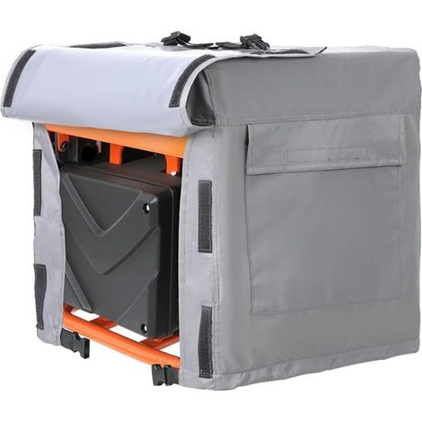 Housse de protection pour générateur à l'extérieur pendant la course 600D - Étanche et résistante aux UV - Sangle réglable - Pour utilisation en extérieur - Toute l'année (63,5 x 61 x 53,3 cm (1/5)