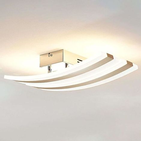 [NEUWERTIG] B-Ware Lampenwelt LED-Deckenlampe Deckenlampe Lampe Leuchte Duarte Acryl dimmbar 2-fl (1/2)