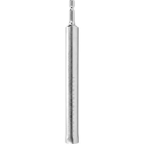 Mandrin hexagonal horizontal allongé monobloc pour tournevis à douille 14mm, adapté aux perceuses électriques (1/5)