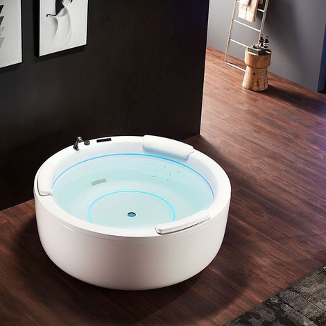 Baignoire balnéo ronde GEYSER Archipel®- 160 cm - 2 à 3 personnes (1/5)
