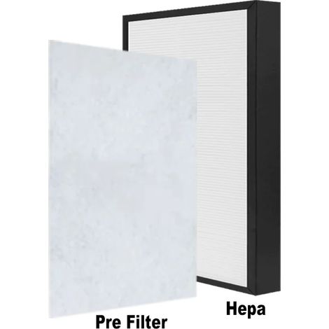 Filtre HEPA (F-ZXTP70Z / F-ZXTD70Z) et filtre désodorisant à charbon actif compatibles avec les purificateurs d'air Panasonic F-PXU70, F-PXU70A et F-PXU70M. (1/4)