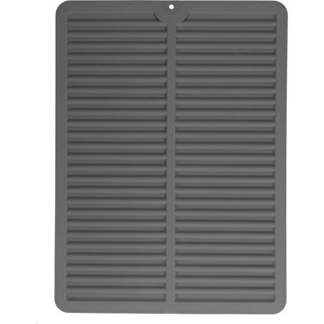 Tapis de Séchage en Silicone pour Vaisselle, Multifonction et Absorbant pour Plan de Travail
