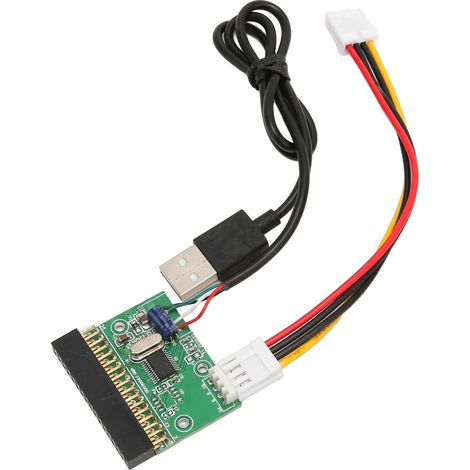 1.44 Mo 3.5 Pouces Lecteur de Disquette Connecteur Plug and Play 34 Broches vers USB Câble Adaptateur Carte PCB U Disque vers Disquette (1/5)