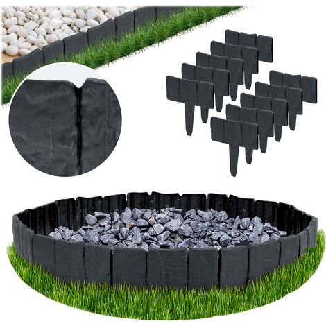 Plonos Gartenkante 250 cm PL-962 Anthrazit