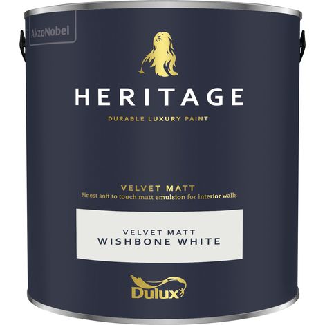 Dulux Heritage Velvet Matt - 2.5L - Wishbone White